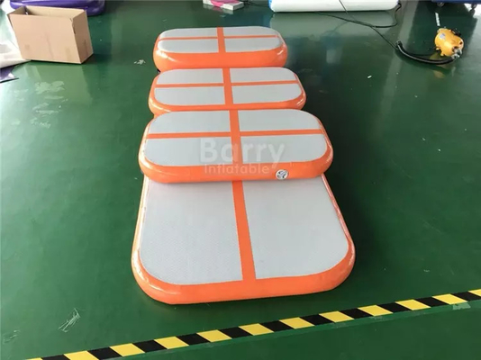 Conjunto de pista de ar inflável de tecido com ponto gota para ginástica