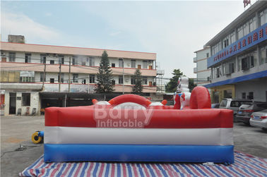 Campo de jogos inflável feito sob encomenda da criança, cidade inflável especial do divertimento que encaixota o tema de Bull