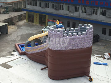 Corrediças de água infláveis grandes do dragão industrial da categoria comercial 15*11*8m personalizado